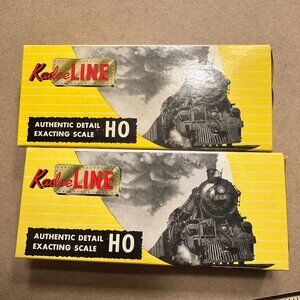 Two Kadee Line HO Scale Disconnected Log Car Model Kits